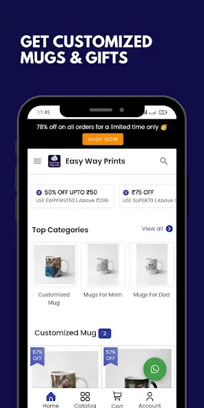 Play Easy Way Prints: Customize Mug as an online game Easy Way Prints: Customize Mug with UptoPlay