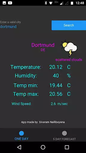 Play EasyWeather - Live Weather with 5 day forecast  and enjoy EasyWeather - Live Weather with 5 day forecast with UptoPlay