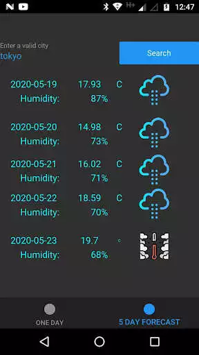 Play EasyWeather - Live Weather with 5 day forecast as an online game EasyWeather - Live Weather with 5 day forecast with UptoPlay