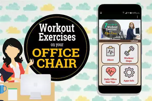 Play Easy Workout Exercises on your Office Chair