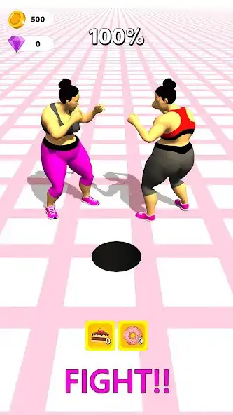 Play Eat Hole - Attack 2 Fat as an online game Eat Hole - Attack 2 Fat with UptoPlay