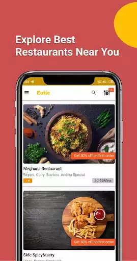 Play Eatie - Order Food Online as an online game Eatie - Order Food Online with UptoPlay