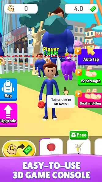 Play Eating Hero: Tap To Eat as an online game Eating Hero: Tap To Eat with UptoPlay