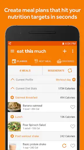 Play Eat This Much - Meal Planner  and enjoy Eat This Much - Meal Planner with UptoPlay