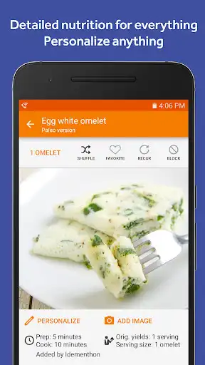 Play Eat This Much - Meal Planner as an online game Eat This Much - Meal Planner with UptoPlay