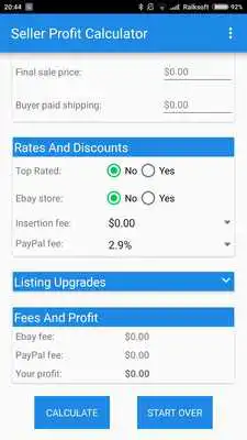 Play eBay Seller Profit Calculator