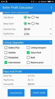 Play eBay Seller Profit Calculator