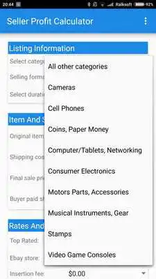 Play eBay Seller Profit Calculator