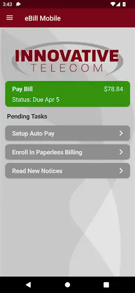Play eBill Mobile as an online game eBill Mobile with UptoPlay