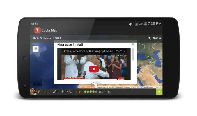 Play Ebola Map