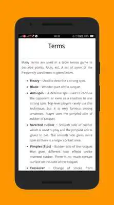 Play EBook For Table Tennis Learning Free