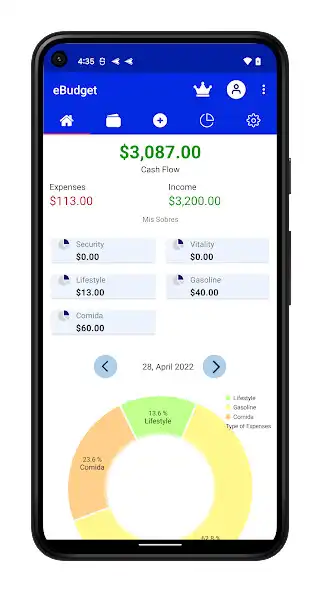 Play eBudget control of expenses  and enjoy eBudget control of expenses with UptoPlay