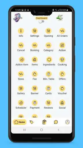 Play Ecaribhub Merchant: Restaurant as an online game Ecaribhub Merchant: Restaurant with UptoPlay