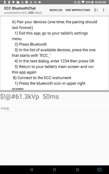 Play ECC BluetoothChat as an online game ECC BluetoothChat with UptoPlay