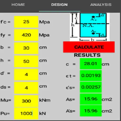 Play ECCENTRIC LOADING-SHORT COLUMN (ACI318-19)-TRIAL as an online game ECCENTRIC LOADING-SHORT COLUMN (ACI318-19)-TRIAL with UptoPlay