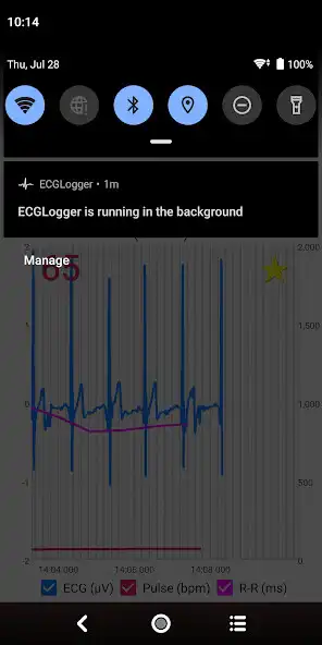 Play ECG Logger for Polar H10 as an online game ECG Logger for Polar H10 with UptoPlay