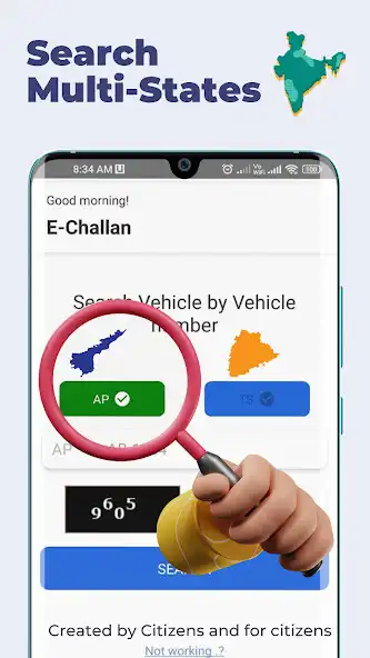Play E Challan App: Traffic Fines as an online game E Challan App: Traffic Fines with UptoPlay
