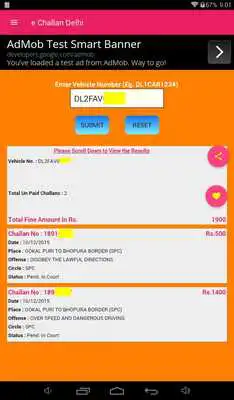 Play e Challan Delhi