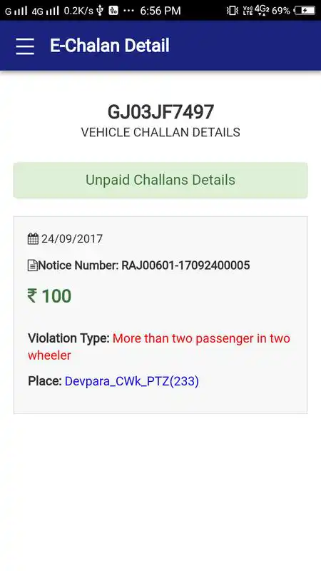 Play eChallan Rajkot City