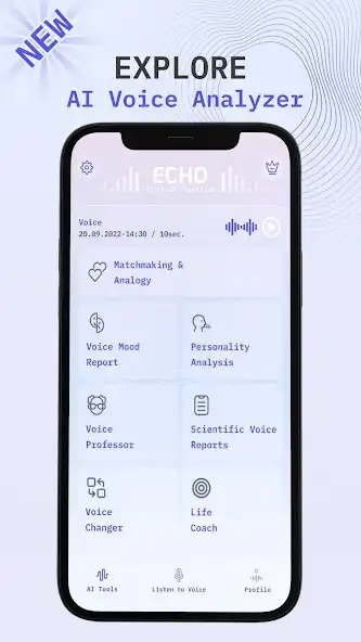 Play ECHO: AI Voice Analyzer  and enjoy ECHO: AI Voice Analyzer with UptoPlay