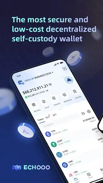 Play Echooo: Safe  Earn with DeFi  and enjoy Echooo: Safe  Earn with DeFi with UptoPlay