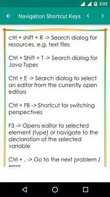Play Eclipse Shortcut Keys