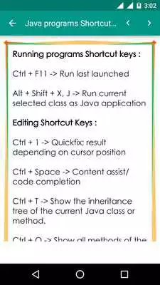 Play Eclipse Shortcut Keys