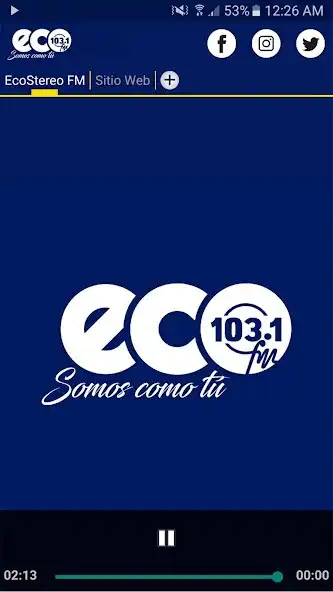 Play Eco 103.1 FM  and enjoy Eco 103.1 FM with UptoPlay