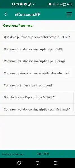 Play eConcoursBF as an online game eConcoursBF with UptoPlay