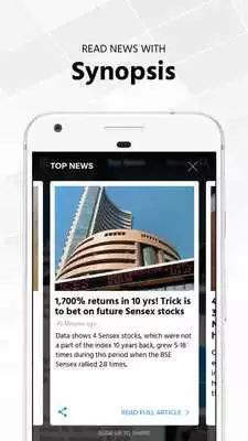 Play Economic Times : Market News