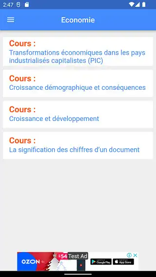 Play Economie : Cours  and enjoy Economie : Cours with UptoPlay