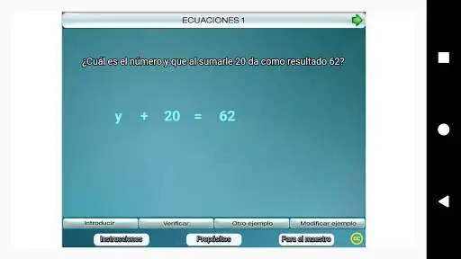 Play APK Ecuaciones 1 Primero Secundaria  and enjoy Ecuaciones 1 Primero Secundaria with UptoPlay com.pacoelchato.apps.ayudaparatutarea_ApDEC1