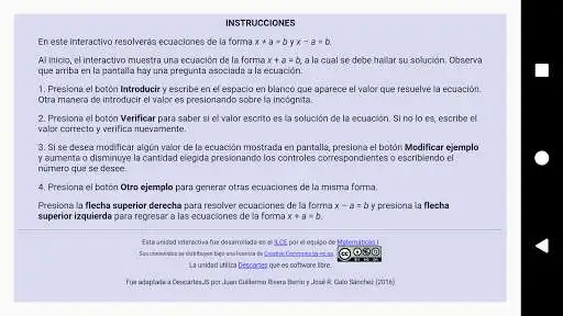 Play APK Ecuaciones 1 Primero Secundaria  and enjoy Ecuaciones 1 Primero Secundaria with UptoPlay com.pacoelchato.apps.ayudaparatutarea_ApDEC1