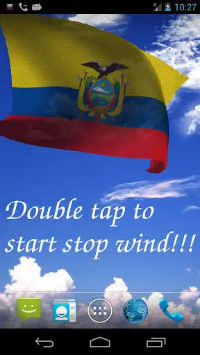 Play APK Ecuador Flag Live Wallpaper  and enjoy Ecuador Flag Live Wallpaper with UptoPlay com.app4joy.ecuador_free