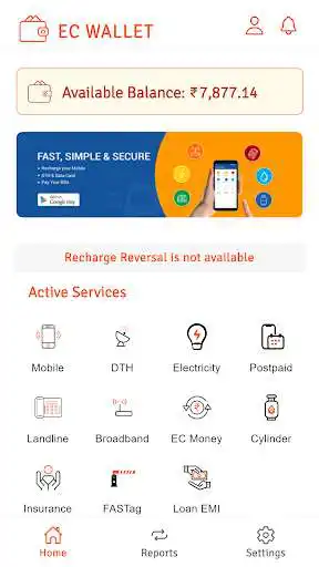 Play EC Wallet as an online game EC Wallet with UptoPlay