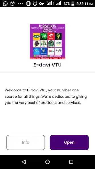 Play E - DAVI VTU  and enjoy E - DAVI VTU with UptoPlay