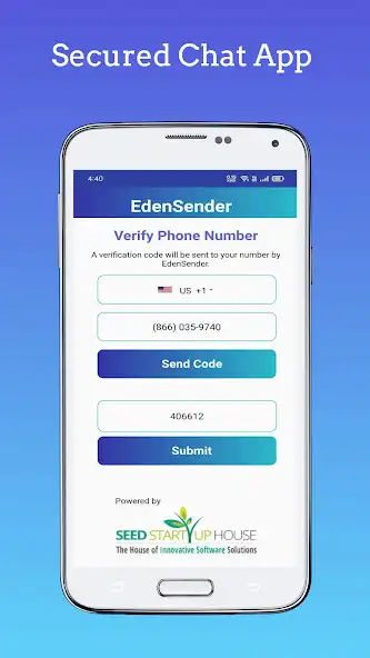 Play EdenSender - Secured Messaging  and enjoy EdenSender - Secured Messaging with UptoPlay
