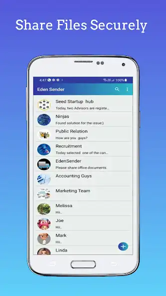 Play EdenSender - Secured Messaging as an online game EdenSender - Secured Messaging with UptoPlay