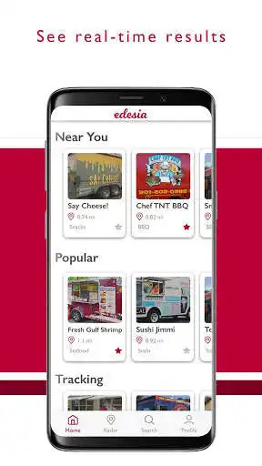 Play Edesia - Your Food Truck Radar as an online game Edesia - Your Food Truck Radar with UptoPlay