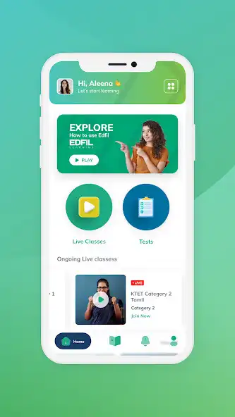 Play Edfil Learning App as an online game Edfil Learning App with UptoPlay