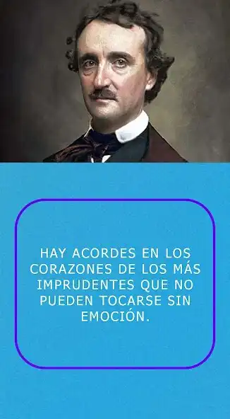 Play Edgar Allan Poe frases  and enjoy Edgar Allan Poe frases with UptoPlay