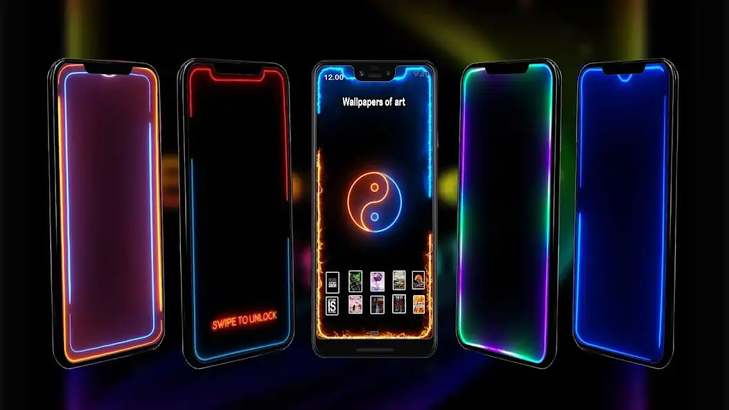 Edge Border Light Wallpapers online game with UptoPlay