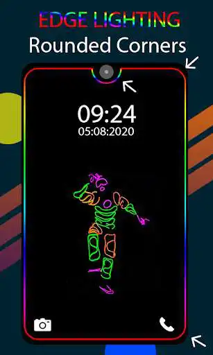 Play Edge Lighting Colors-Borderlight Live Wallpaper as an online game Edge Lighting Colors-Borderlight Live Wallpaper with UptoPlay