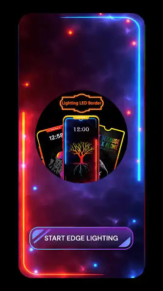 Play Edge Light - LED Border Light  and enjoy Edge Light - LED Border Light with UptoPlay