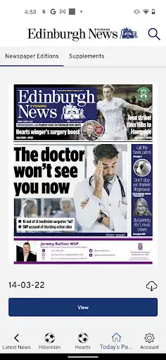 Play Edinburgh Evening News as an online game Edinburgh Evening News with UptoPlay