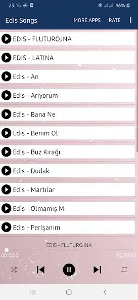 Play Edis Songs  and enjoy Edis Songs with UptoPlay
