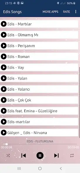 Play Edis Songs as an online game Edis Songs with UptoPlay