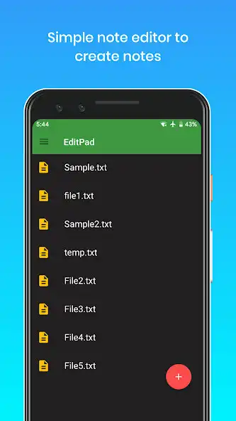 Play EditPad - A Simple Text Editor  and enjoy EditPad - A Simple Text Editor with UptoPlay