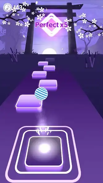 Play EDM Magic Dance: Tiles Hop as an online game EDM Magic Dance: Tiles Hop with UptoPlay