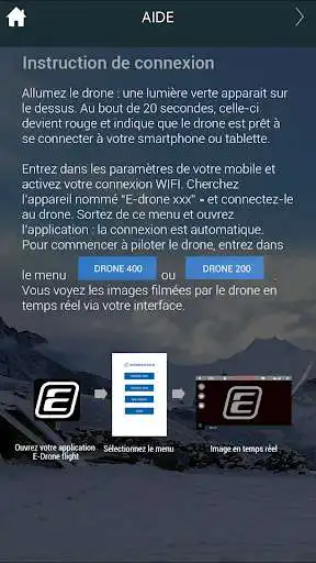 Play E-Drone flight as an online game E-Drone flight with UptoPlay